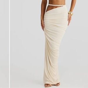 Melani | Zenaya Maxi Skirt - Pearl Marble